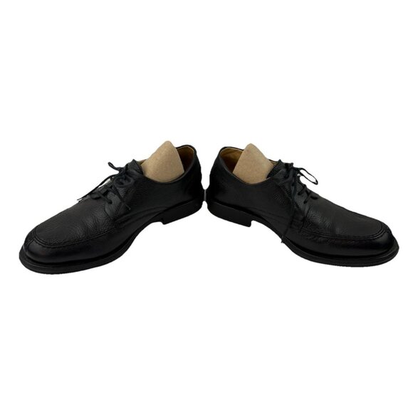 Sandro Moscoloni Vinyard Shoes Mens 9.5D Black Pebbled Leather Loafer Lace Up main image 13